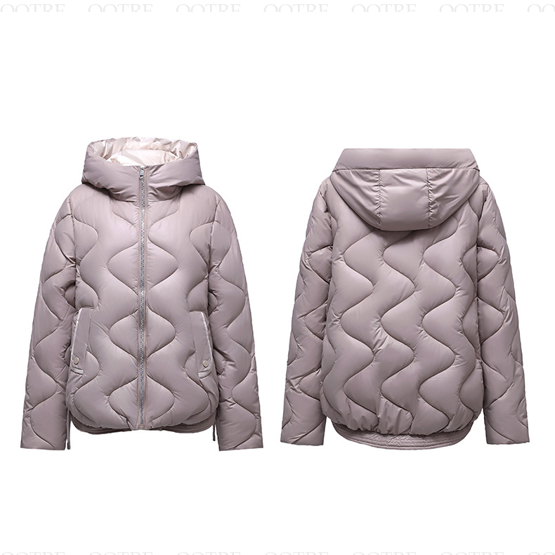 Quilted Cropped Hooded Puffer Jacket