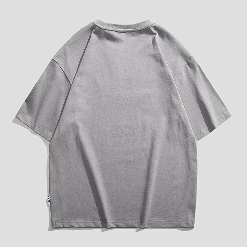 Bequemes Rundhals-Soft-Vielseitiges T-Shirt mit kurzen Ärmeln
