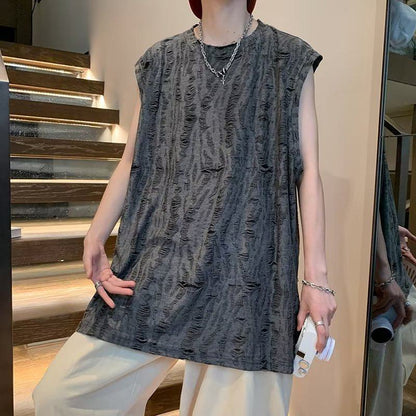 Camiseta de cuello redondo estilo Harajuku de moda y simplicidad