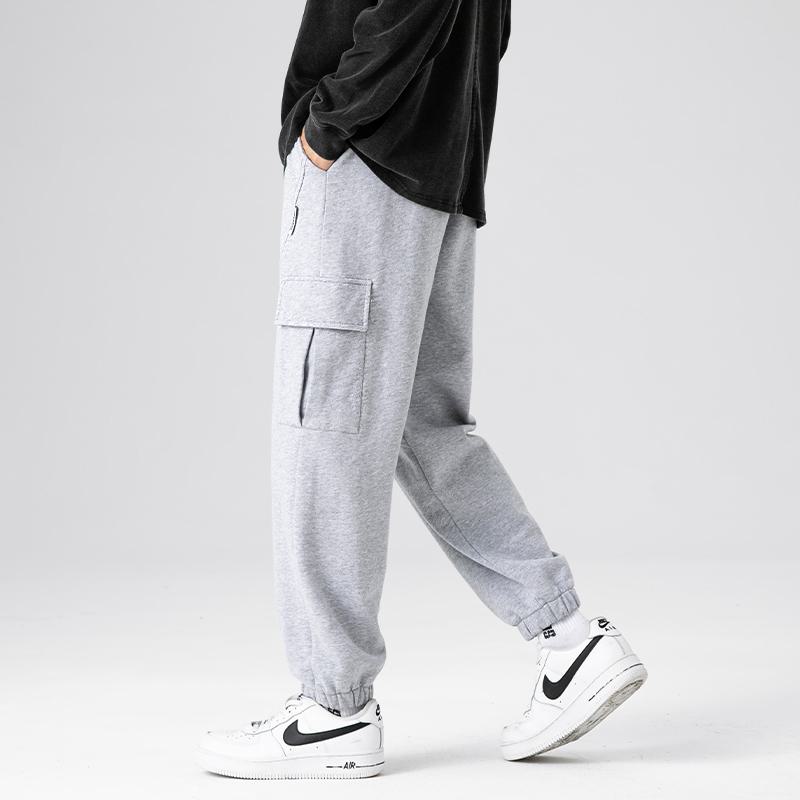 Trendy Knitted Tapered Loose Fit Drawstring Pants
