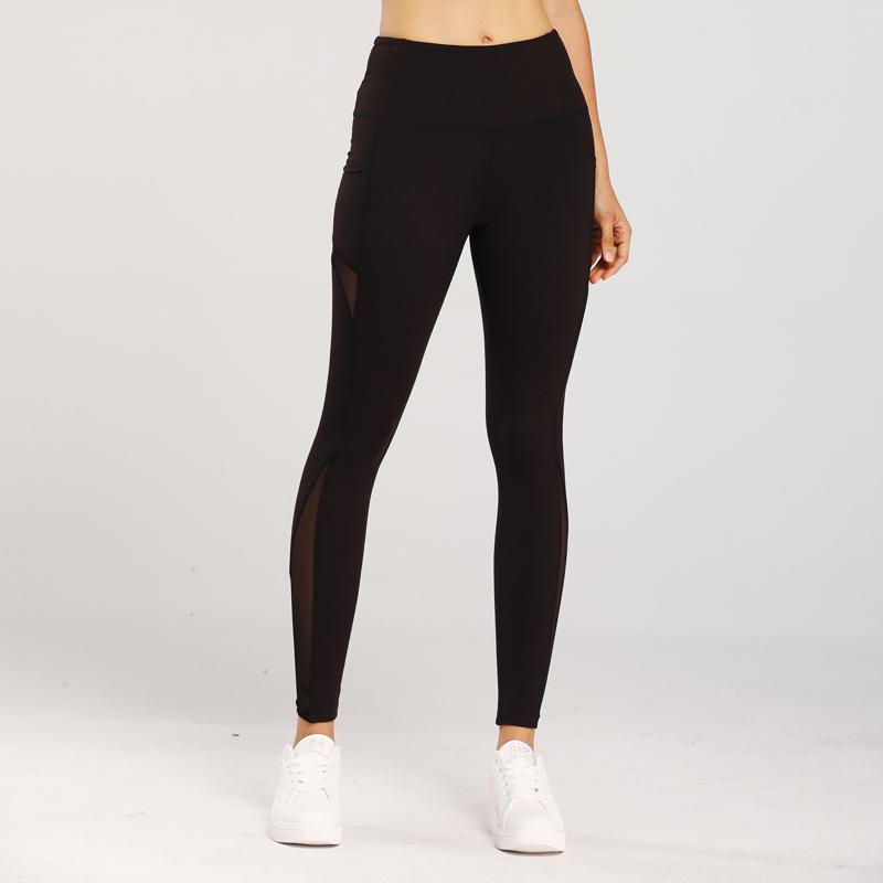 Yoga High-Waisted Suede Sports Fitness Cropped Pocket Sports Leggings