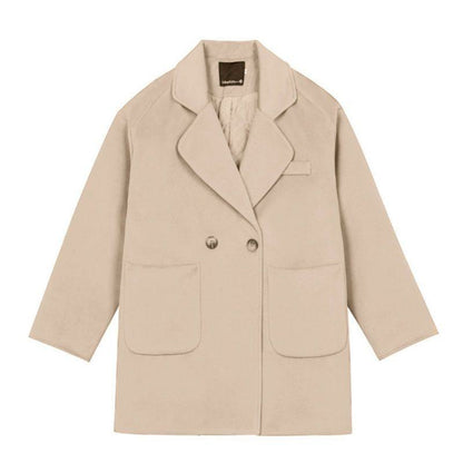 Thickened Wool Blend Coat