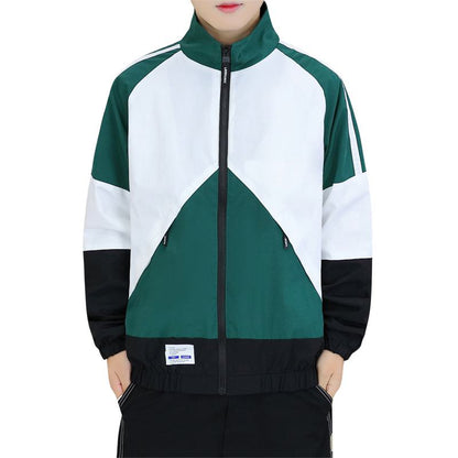 Sports Stand-Up Collar Casual Track Jacket
