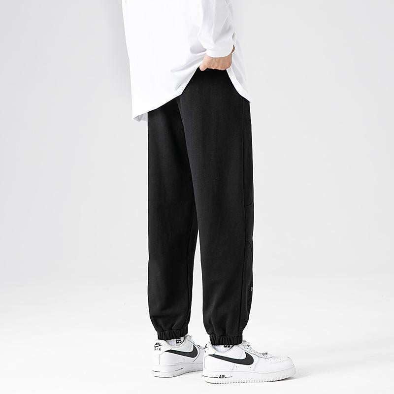 Trendy Knitted Tapered Sports Loose Fit Sweatpant