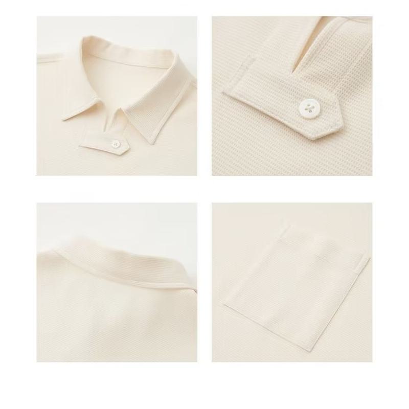 Camisa de manga corta de estampado moderno y diseño sencillo