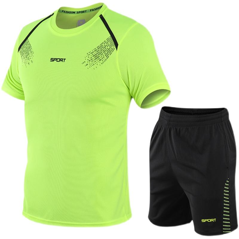 Conjunto deportivo de ropa deportiva casual para correr suelta y cómoda para hacer ejercicio físico.