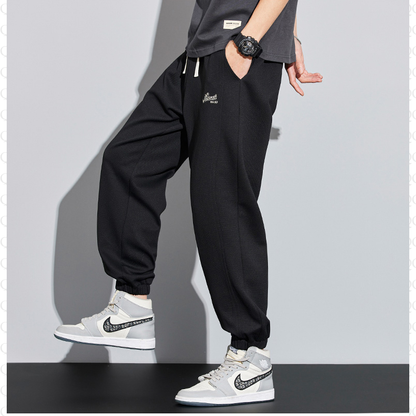 Tapered Knitted Sports Elastic Waist Sweatpant