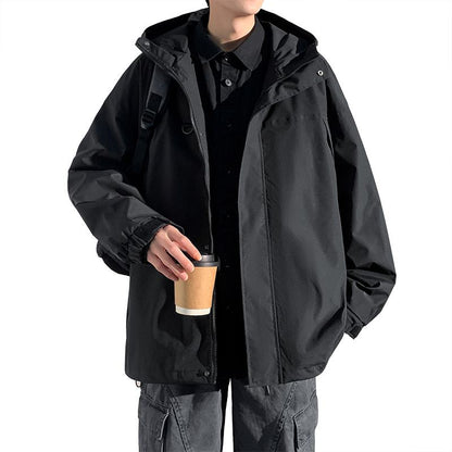 Trendy Raincoat Raincoat Hooded Jacket