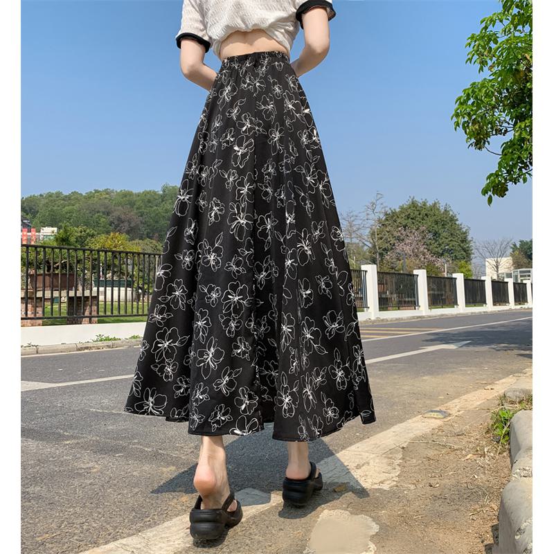 Fairy Versatile Slimming Height Enhancing Full-Skirt Classic Skirt