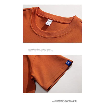 Bequemes Rundhals-Soft-T-Shirt mit vielseitigen kurzen Ärmeln.