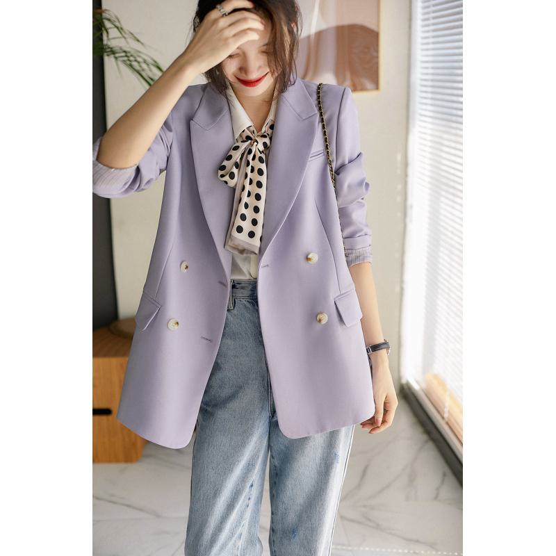 Blazer Morado Estilizado y Elegante