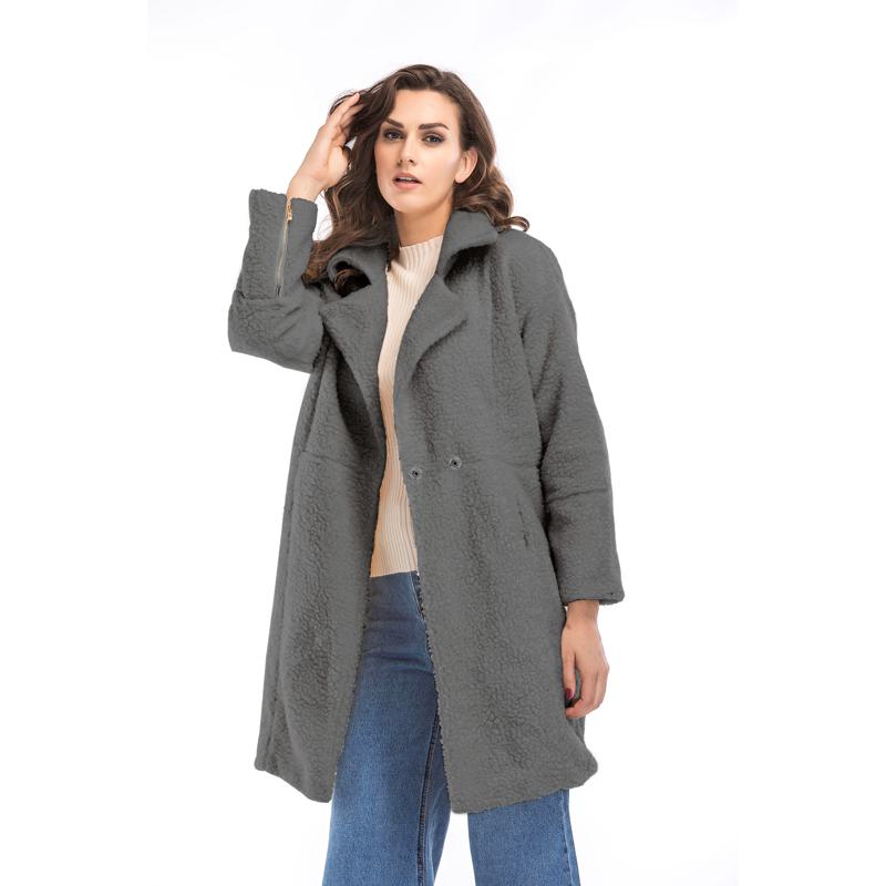 Cashmere Warmth Mid-Length Solid Color Mac Coat
