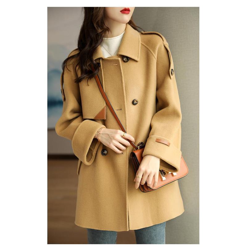Chic Casual Wool Blend Coat
