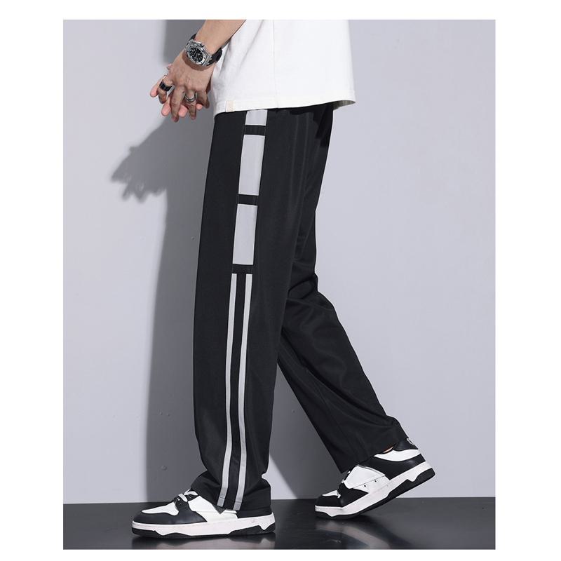 Pantalones casuales holgados de ajuste versátil y elasticidad