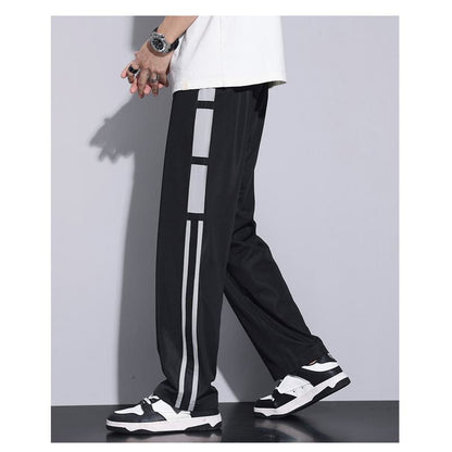 Trousers Casual Loose Fit Versatile Elasticity Pants