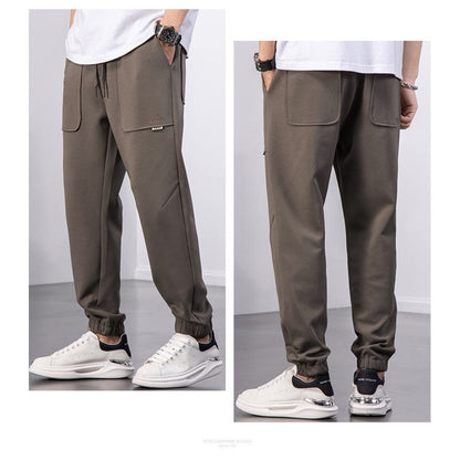 Casual Sports Tapered Simplicity Chic Versatile Pants