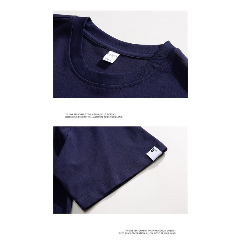 T-shirt à manches courtes confortable, doux, polyvalent avec encolure ronde et impression de lettres simples