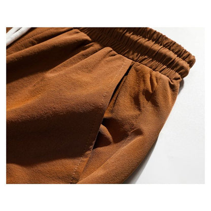 Versátil Pantalones Cortos Casuales con Cintura de Cordón para el Trabajo a la Moda