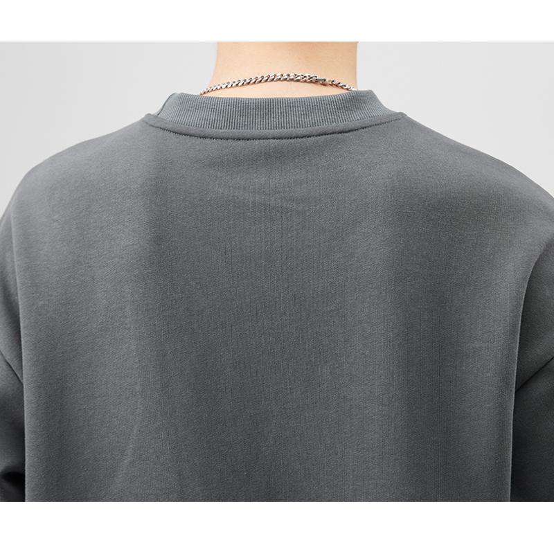 Pure Cotton Trendy Simplicity Print Sweatshirt