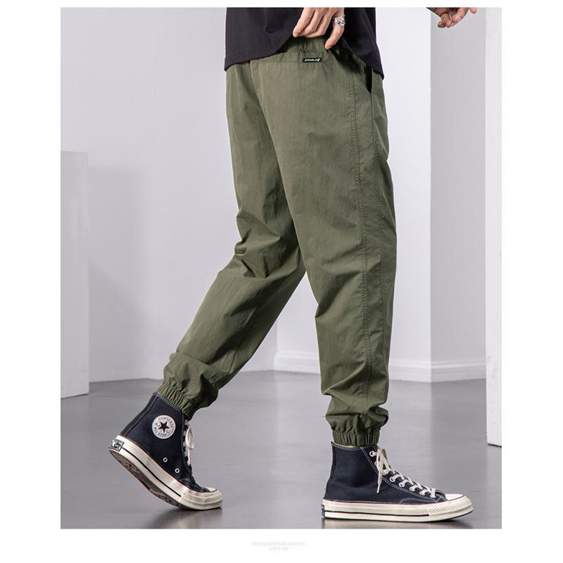 Loose Fit Tapered High Quality Versatile Elasticity Pants