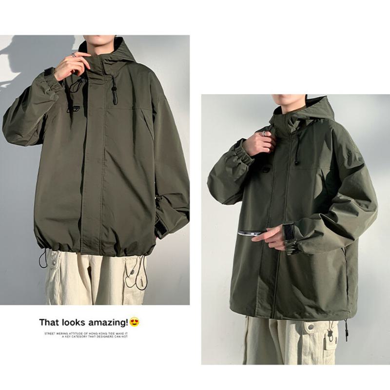 Trendy Raincoat Raincoat Hooded Jacket