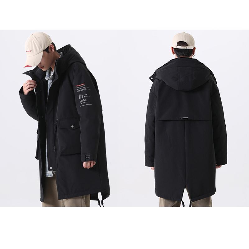 Chic Warmth Thigh-Length Down Coat