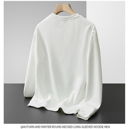 Versatile Round Neck Thickened Trendy Plus Velvet Warmth Sweatshirt