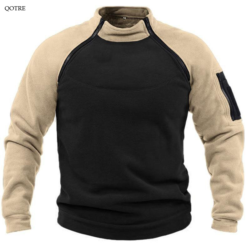 Sweatshirt en molleton respirant à motifs colorés et à flocons granulaires