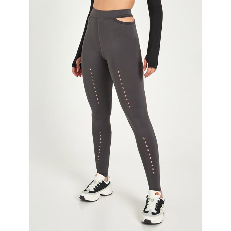 High-Waisted Yoga Slimming Sports High Elastic Hollowed-Out Sports Leggings