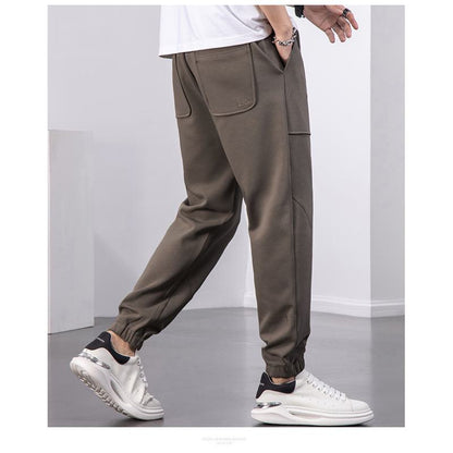 Pantalon décontracté de haute qualité, sportif, fuselé, simple, chic et polyvalent