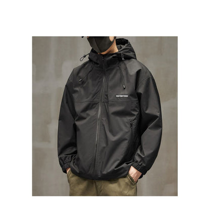 Raincoat Hooded Full Zip Windbreaker