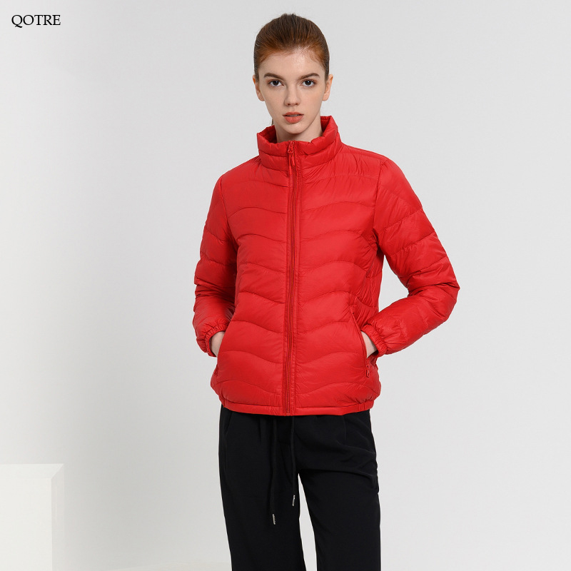 Full Zip Quilted Lightweight Down Jacket