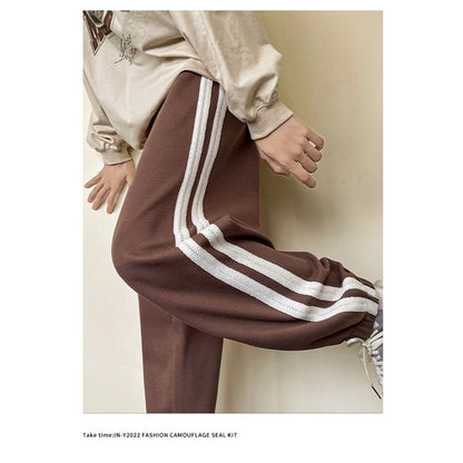 Loose Fit Trendy Knitted Tapered Sweatpant